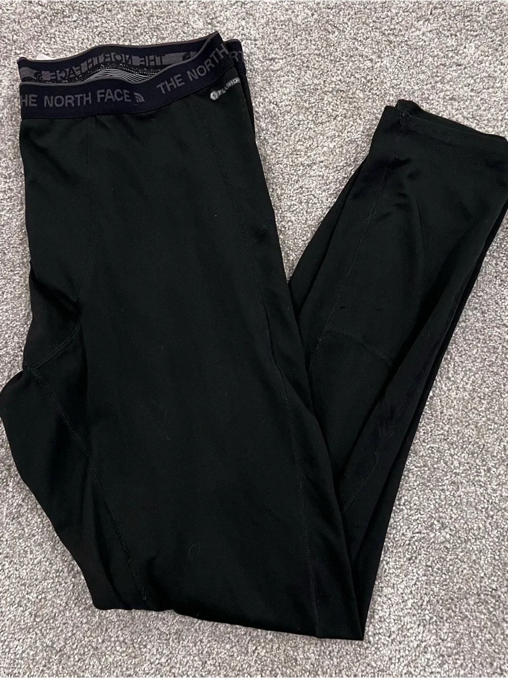 The North Face BaseLayer Pants Men’s Size Large Black Lightweight Quick Dry Snow